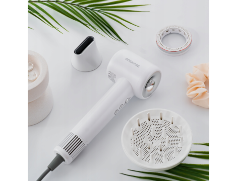 COSHARE HD10E SuperFlow1 PRO suszarka do włosów 1600W + ION | Biała - 6