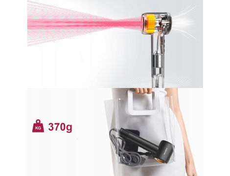 COSHARE HD10E SuperFlow1 PRO suszarka do włosów 1600W + ION | Biała - 7