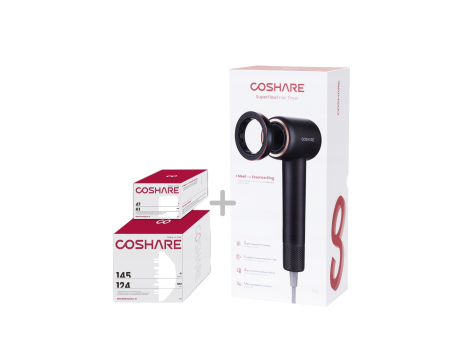 COSHARE HD10E SuperFlow1 PRO suszarka do włosów 1600W + ION | Czarna - 5