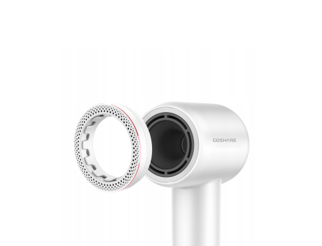 COSHARE HD10E SuperFlow1 suszarka do włosów 1600W + ION | Biała - 4