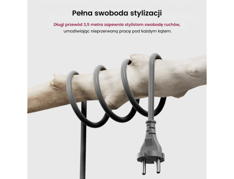 COSHARE HD10EP PROFESSIONAL Profesjonalna suszarka do włosów 1800W | Czarna - 8