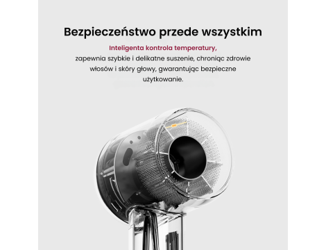 COSHARE HD10EP PROFESSIONAL Profesjonalna suszarka do włosów 1800W | Czarna - 6