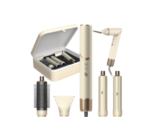 COSHARE HS30E InStyle multifunkcyjna suszarka do włosów 1000W | Kremowa - image 2
