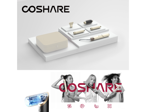 COSHARE HS30E InStyle multifunkcyjna suszarka do włosów 1000W | Kremowa - 4
