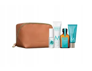 MOROCCANOIL Body zestaw podróżny w beżowej kosmetyczce | Pielęgnacja ciała