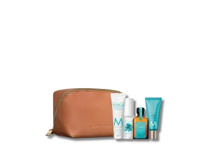 MOROCCANOIL Body zestaw podróżny w beżowej kosmetyczce | Pielęgnacja ciała