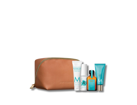 MOROCCANOIL Body zestaw podróżny w beżowej kosmetyczce | Pielęgnacja ciała