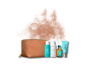 MOROCCANOIL Hydration zestaw podróżny w beżowej kosmetyczce | Nawilżenie - image 2