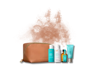 MOROCCANOIL Hydration zestaw podróżny w beżowej kosmetyczce | Nawilżenie - image 2