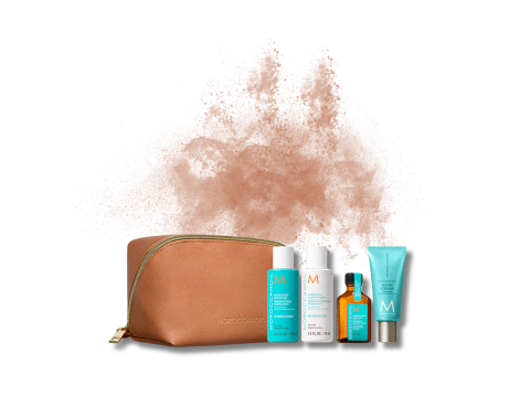 MOROCCANOIL Hydration zestaw podróżny w beżowej kosmetyczce | Nawilżenie - 2
