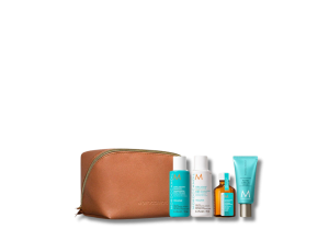 MOROCCANOIL Volume zestaw podróżny w beżowej kosmetyczce | Objętość