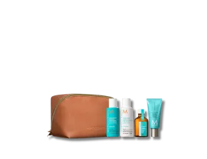 MOROCCANOIL Volume zestaw podróżny w beżowej kosmetyczce | Objętość