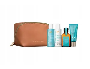 MOROCCANOIL Repair zestaw podróżny w beżowej kosmetyczce | Odbudowa