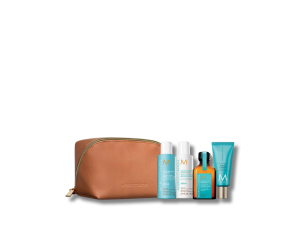 MOROCCANOIL Repair zestaw podróżny w beżowej kosmetyczce | Odbudowa