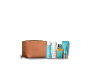 MOROCCANOIL Repair zestaw podróżny w beżowej kosmetyczce | Odbudowa