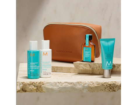 MOROCCANOIL Repair zestaw podróżny w beżowej kosmetyczce | Odbudowa - 3