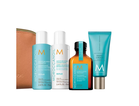 MOROCCANOIL Repair zestaw podróżny w beżowej kosmetyczce | Odbudowa - 4