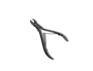 PROGLINE cążki do skórek tytanowe czarne mat 10cm ostrze 3mm | CN704.STK