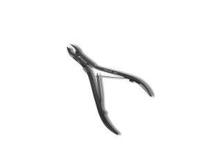PROGLINE cążki do skórek tytanowe czarne mat 10cm ostrze 5mm | CN704.STK