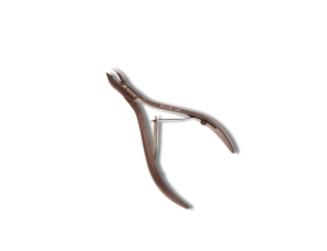 PROGLINE cążki do skórek tytanowe karmel mat 10cm ostrze 5mm | CN116.STR