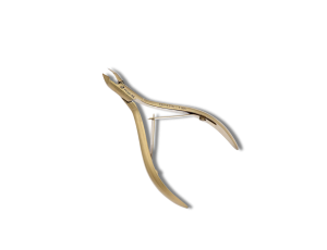 PROGLINE cążki do skórek tytanowe złote mat 10cm ostrze 5mm | CN116.STG