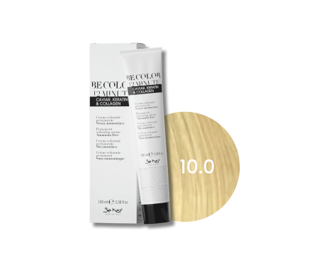 BE HAIR BE COLOR 12 MINUTE farba do włosów bez amoniaku 100 ml | 10.0