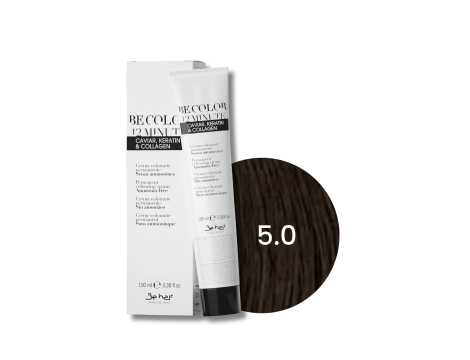 BE HAIR BE COLOR 12 MINUTE farba do włosów bez amoniaku 100 ml | 5.0