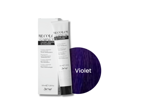 BE HAIR BE COLOR 12 MINUTE farba modulator tonu 100 ml | Violet