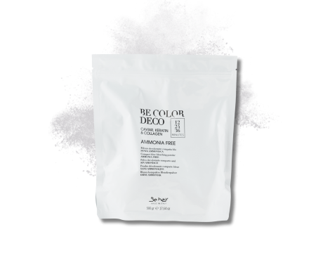 BE HAIR BE COLOR Deco 12-24-36 min niebieski rozjaśniacz bez amoniaku 500 g - 2