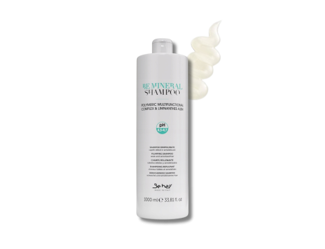 BE HAIR BE MINERAL Mineralizing szampon nawilżający mineralny 1000 ml - 2