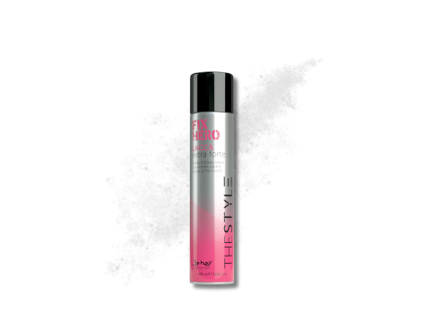 BE HAIR THE STYLE Fix Hero ekstra mocny lakier utrwalajacy do włosów 400 ml - 2