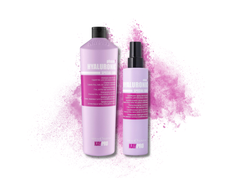 KAYPRO HYALURONIC zestaw na objętość | szampon 1000 ml + spray 200 ml - 2