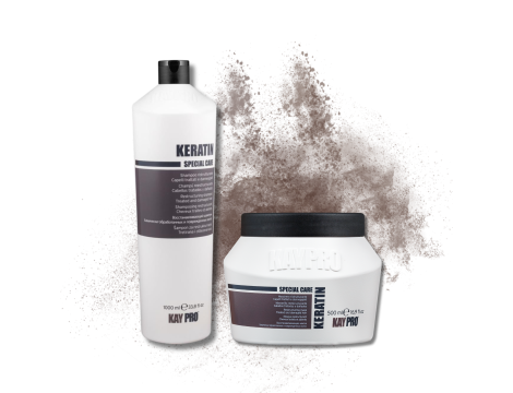 KAYPRO KERATIN zestaw | szampon 1000 ml + maska 500 ml - 2