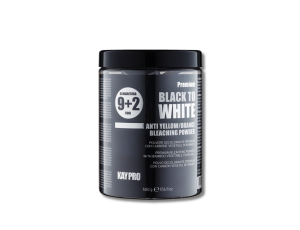 KAYPRO BLACK TO WHITE rozjaśniacz w proszku czarny 9+2 tony 500 g