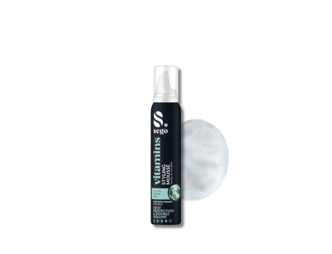 SEGO VITAMINS pianka do włosów z witaminami Ultra Mocne Utrwalenie 200 ml - 2