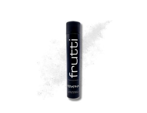 FRUTTI PROFESSIONAL KERATINA lakier do włosów z keratyną super mocny 750 ml - 2