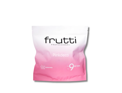 FRUTTI PROFESSIONAL PINKDECO rozjaśniacz z keratyną do 9 tonów 500 g