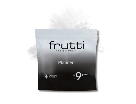 FRUTTI PROFESSIONAL PLATINER rozjaśniacz z węglem bambusowym 9 tonów 500 g - 2
