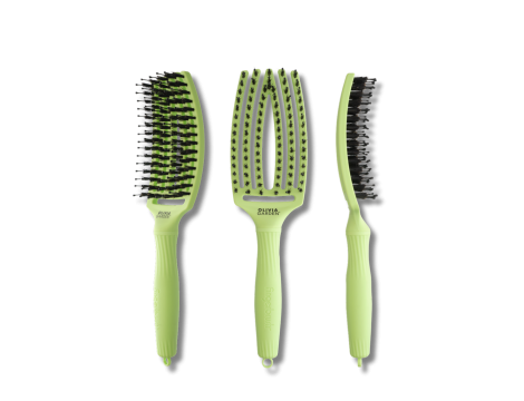 OLIVIA GARDEN FINGERBRUSH DOLCE VITA szczotka do włosów | Green Pistachio - 3
