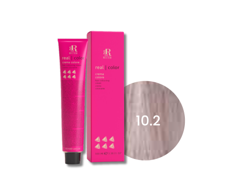 RR LINE REAL COLOR profesjonalna farba do włosów w kremie 100 ml | 10.2