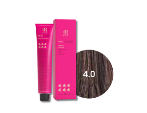 RR LINE REAL COLOR profesjonalna farba do włosów w kremie 100 ml | 4.0