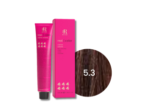 RR LINE REAL COLOR profesjonalna farba do włosów w kremie 100 ml | 5.3