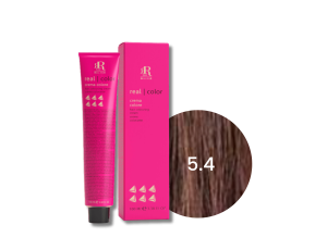 RR LINE REAL COLOR profesjonalna farba do włosów w kremie 100 ml | 5.4