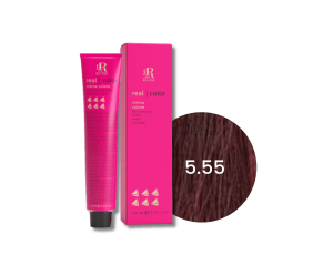 RR LINE REAL COLOR profesjonalna farba do włosów w kremie 100 ml | 5.55