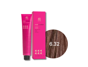 RR LINE REAL COLOR profesjonalna farba do włosów w kremie 100 ml | 6.32