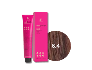 RR LINE REAL COLOR profesjonalna farba do włosów w kremie 100 ml | 6.4