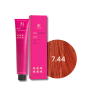RR LINE REAL COLOR profesjonalna farba do włosów w kremie 100 ml | 7.44 - 2