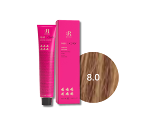 RR LINE REAL COLOR profesjonalna farba do włosów w kremie 100 ml | 8.0