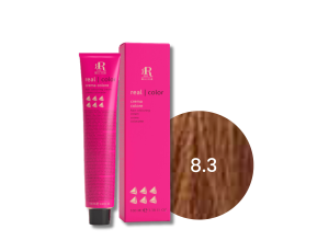 RR LINE REAL COLOR profesjonalna farba do włosów w kremie 100 ml | 8.3