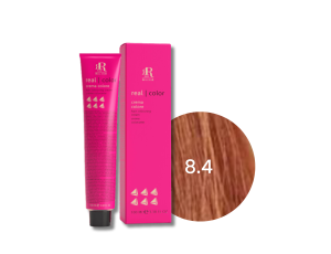 RR LINE REAL COLOR profesjonalna farba do włosów w kremie 100 ml | 8.4